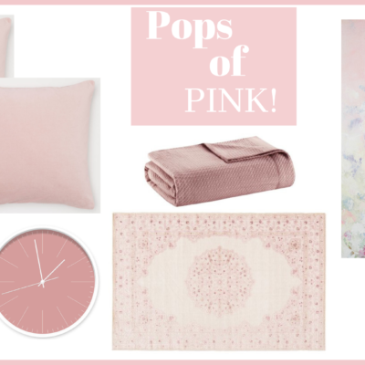 Add POPS OF PINK To Any Room