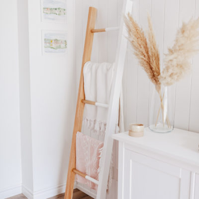 Easy DIY Blanket Ladder