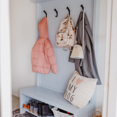 Entry Hall Tree Storage & Bench